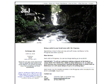 Tablet Screenshot of jandjexpress.com.au